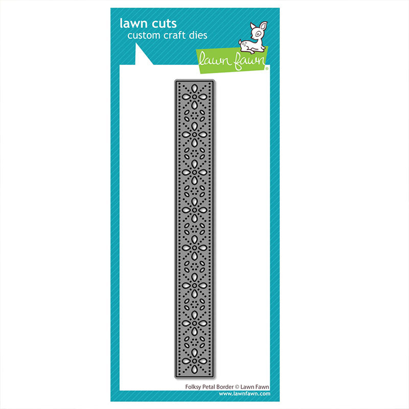 Lawn Fawn Dies Folksy Petal Border