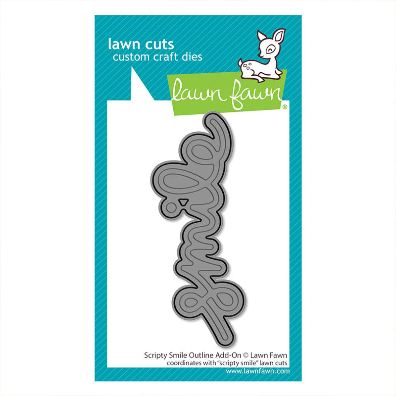 Lawn Fawn Dies Scripty Smile Outline Add-On
