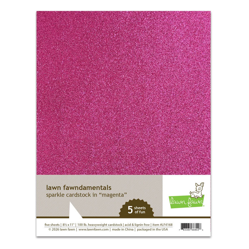 Lawn Fawn Cardstock 8.5x11 Magenta