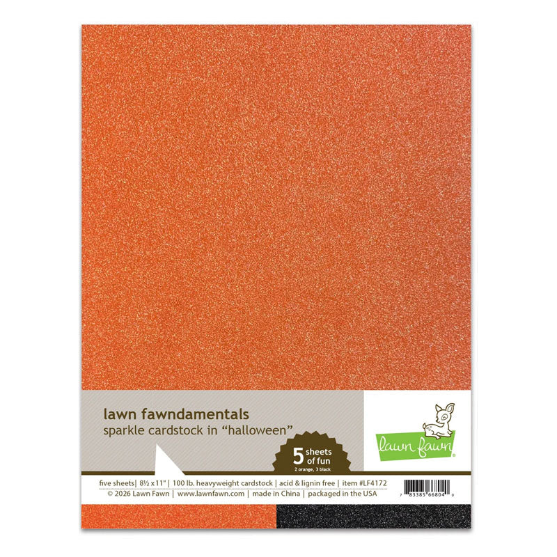 Lawn Fawn Cardstock 8.5x11 Halloween Pack
