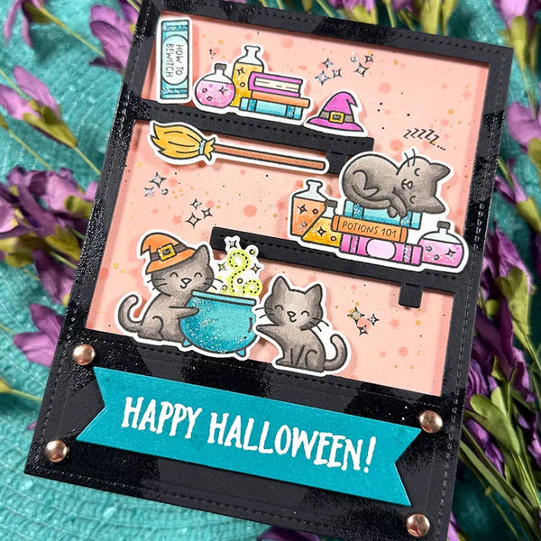 Lawn Fawn Clear Stamps Hocus Purr-Cus! Add-On