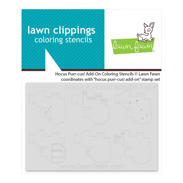 Lawn Fawn Stencil Hocus Purr-Cus! Add-On
