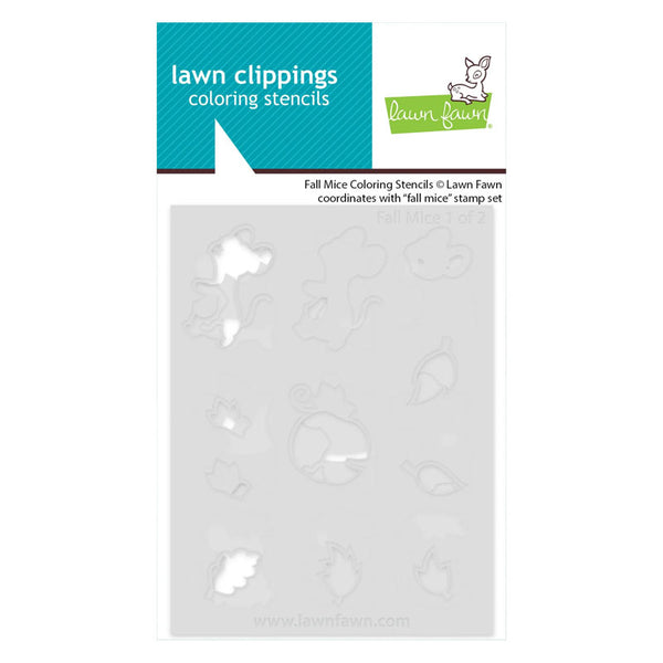 Lawn Fawn Stencil Fall Mice