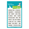 Lawn Fawn Clear Stamps Henry's Build-A-Sentiment: Cat