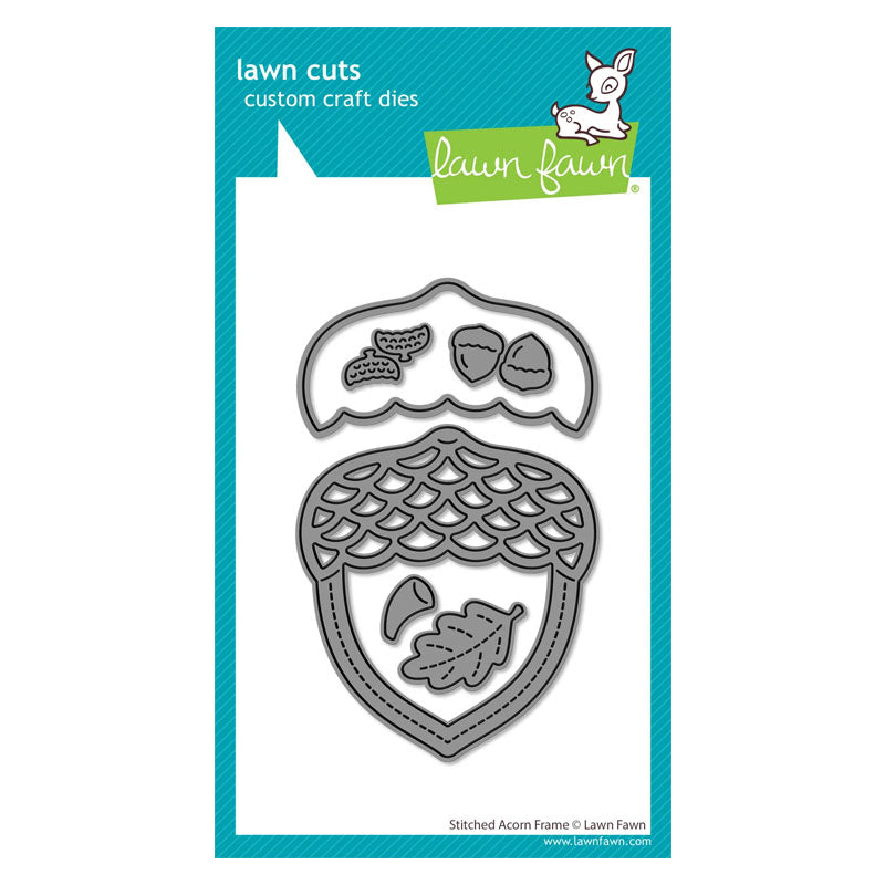 Lawn Fawn Dies Sticthced Acorn Frame