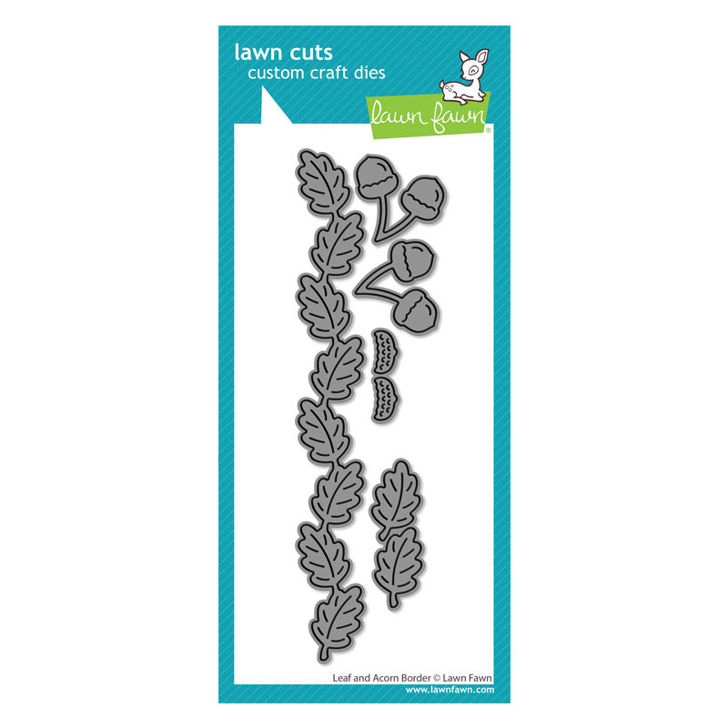 Lawn Fawn Dies Leaf And Acorn Border