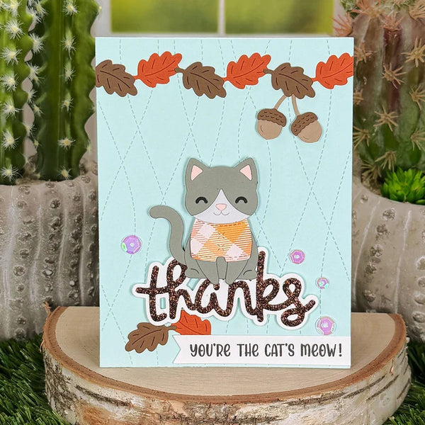 Lawn Fawn Dies Scripty Thanks Outline Add-On