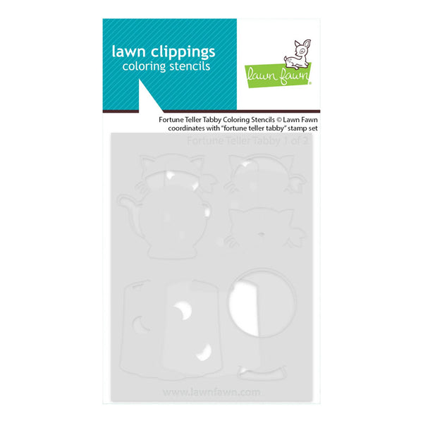 Lawn Fawn Stencil Fortune Teller Tabby
