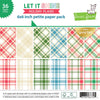 Lawn Fawn Paper 6x6 Let It Shine Holiday Plaids