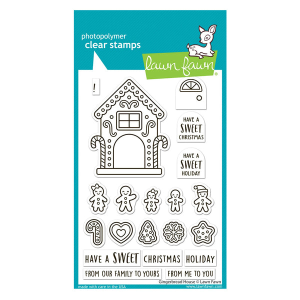 Lawn Fawn Clear Stamps Gingerbread House