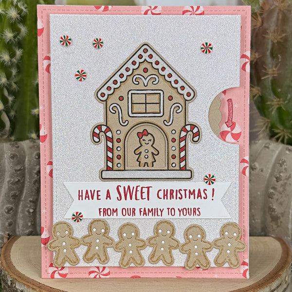 Lawn Fawn Clear Stamps Gingerbread House