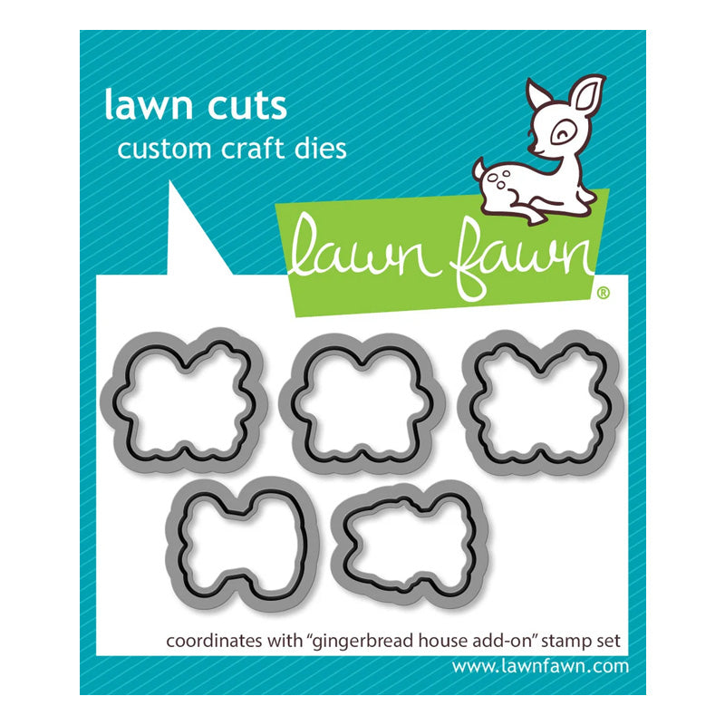Lawn Fawn Dies Gingerbread House Add-On