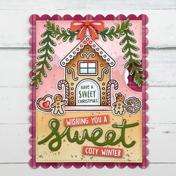 Lawn Fawn Dies Gingerbread House Add-On