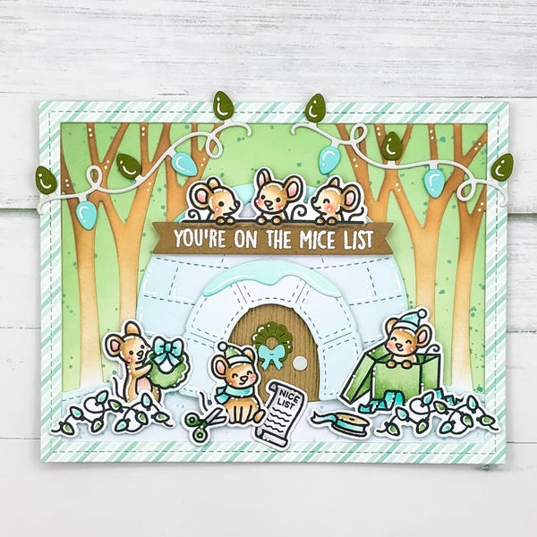 Lawn Fawn Stencil A Mice Christmas