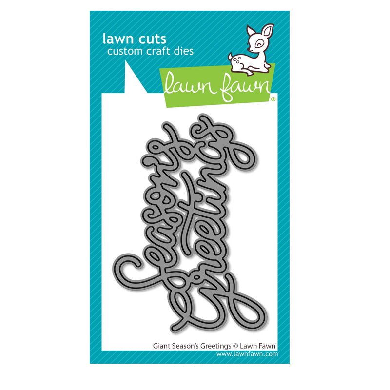 Lawn Fawn Dies Giant Season's Greetings