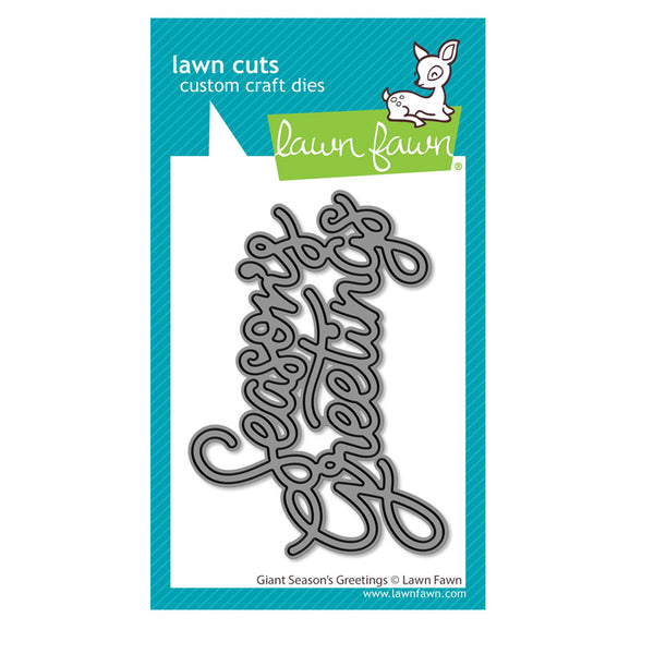 Lawn Fawn Dies Giant Season's Greetings