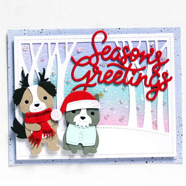 Lawn Fawn Dies Giant Season's Greetings