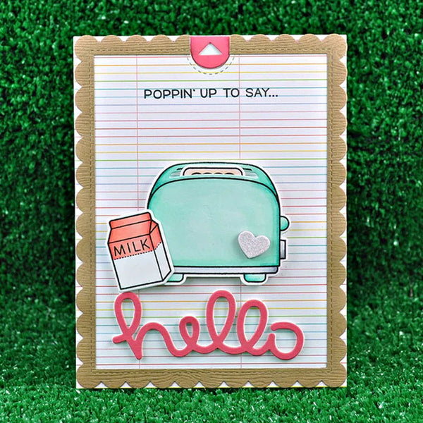 Lawn Fawn Dies Scripty Hello