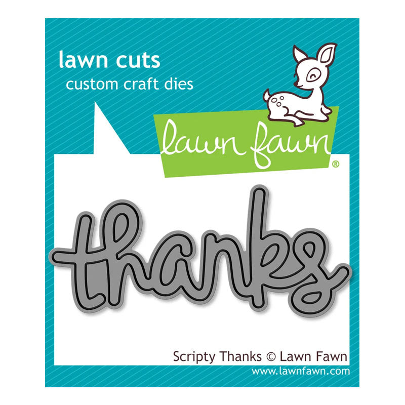 Lawn Fawn Dies Scripty Thanks