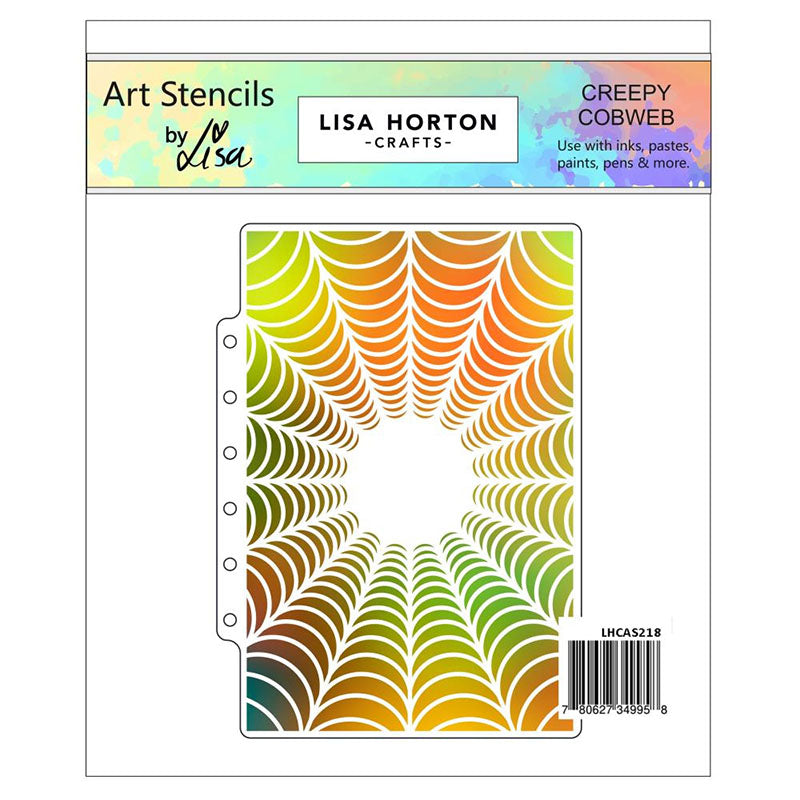 Lisa Horton Stencil Creepy Cobwebs