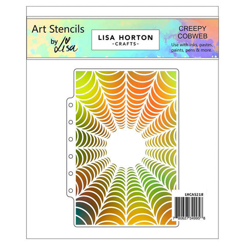Lisa Horton Stencil Creepy Cobwebs