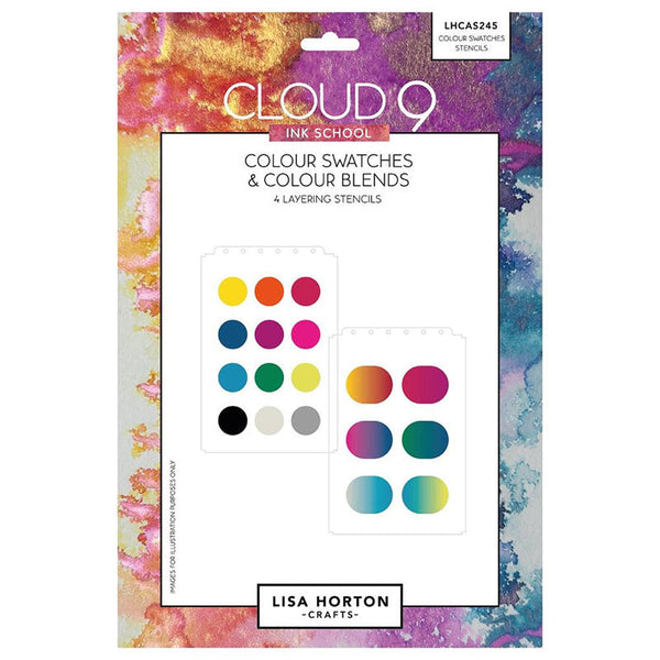 Lisa Horton Stencil Colour Swatches And Blends