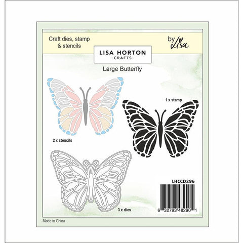 Lisa Horton Dies & Stencil Butterfly
