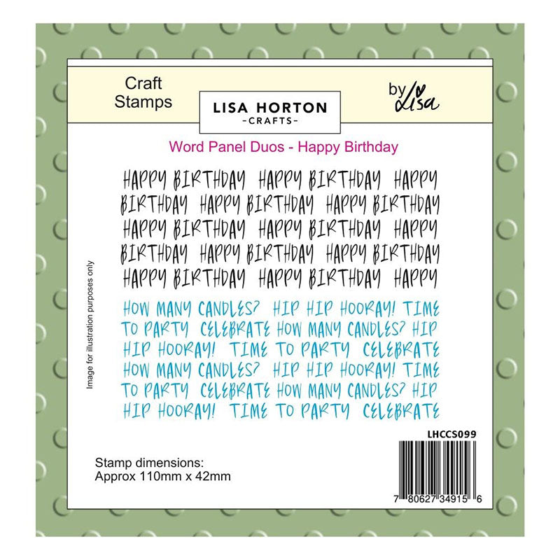 Lisa Horton Clear Stamps Happy Birthday