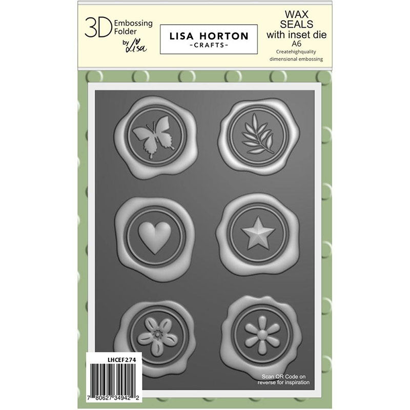 Lisa Horton Embossing Folder Wax Seals