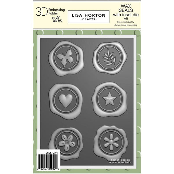 Lisa Horton Embossing Folder Wax Seals