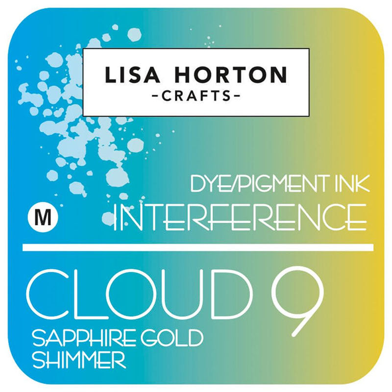 Lisa Horton Crafts Cloud 9 Shimmer Pad Sapphire Gold