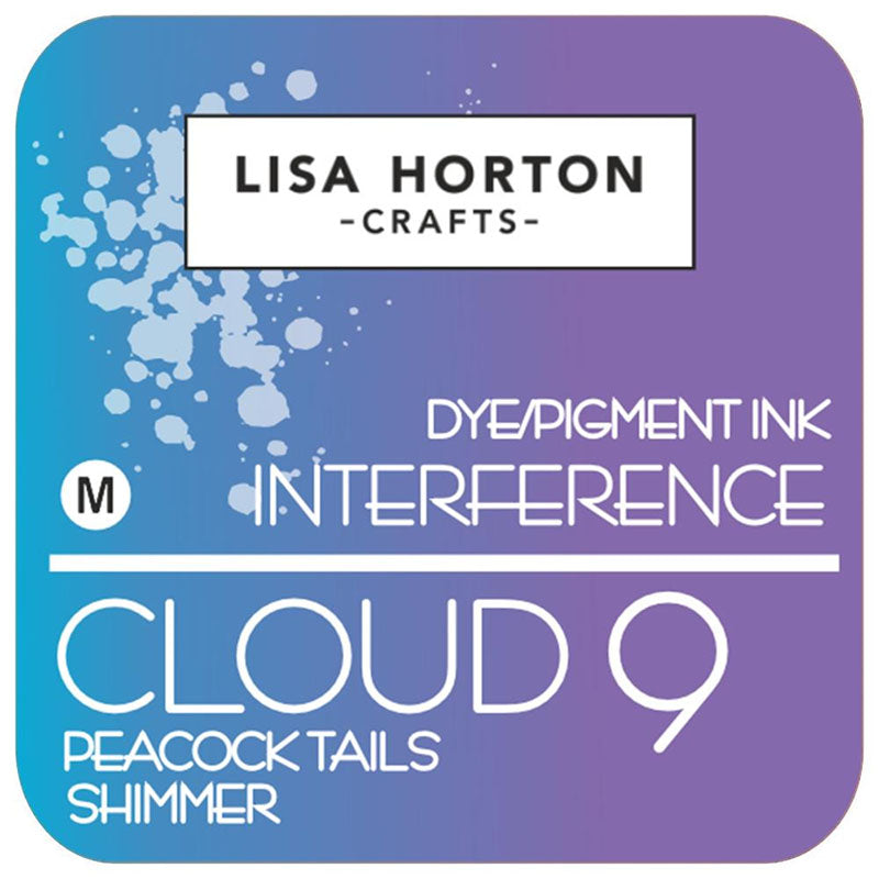 Lisa Horton Crafts Cloud 9 Shimmer Pad Peacock Tails