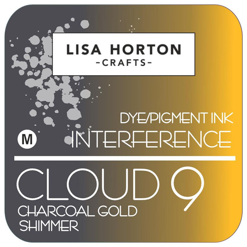 Lisa Horton Crafts Cloud 9 Shimmer Pad Charcoal Gold