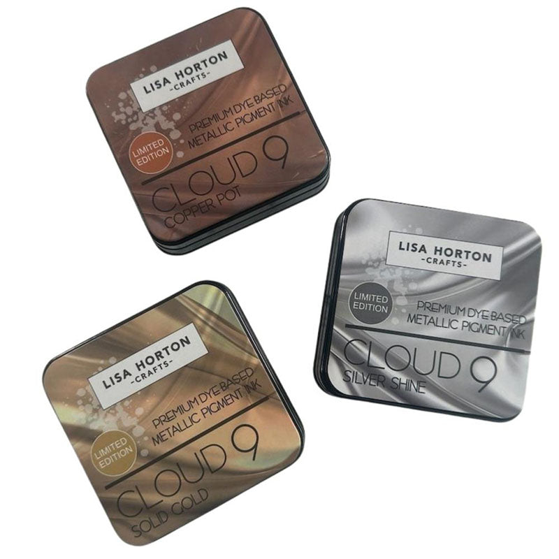 Lisa Horton Ink Pad 3pc Metallic Limited Edition