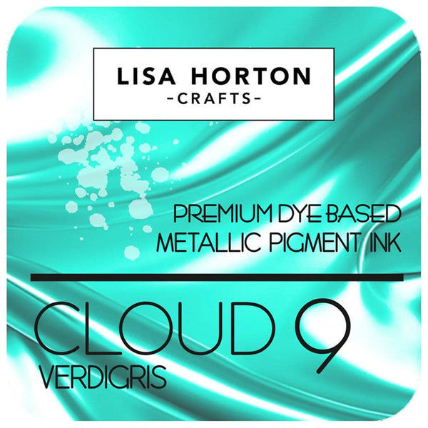 Lisa Horton Cloud 9 Metallic Ink Pad Verdigris