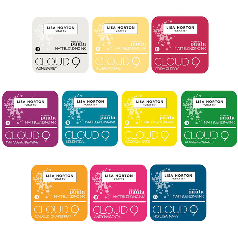 Lisa Horton Matt Blending Pad 10pc Assorted
