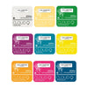 Lisa Horton Matt Blending Pad 9pc Assorted