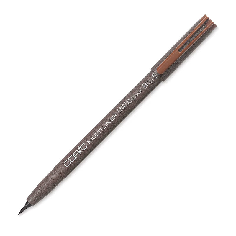 COPIC Multiliner Pen Brush Small Sepia