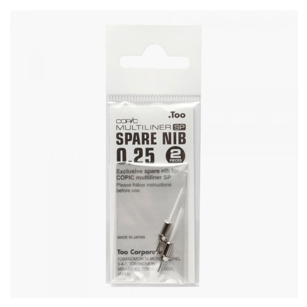 COPIC Multiliner SP Nib 2pc 0.25