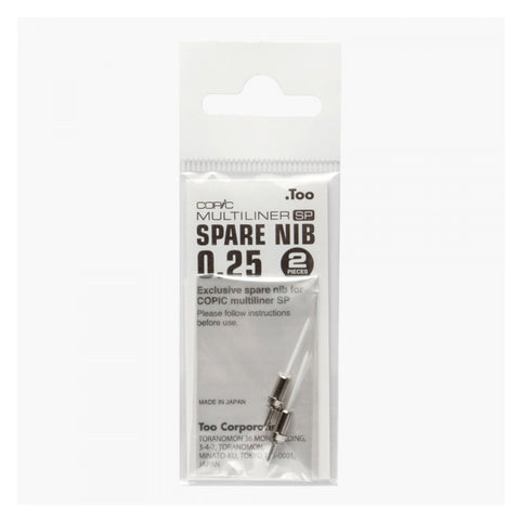 COPIC Multiliner SP Nib 2pc 0.25