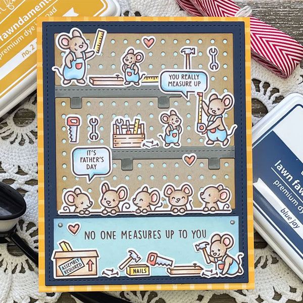 Lawn Fawn Clear Stamps Mice Tools Add-On