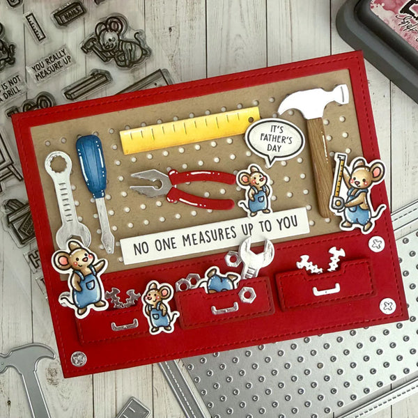 Lawn Fawn Stencil Mice Tools Add-On