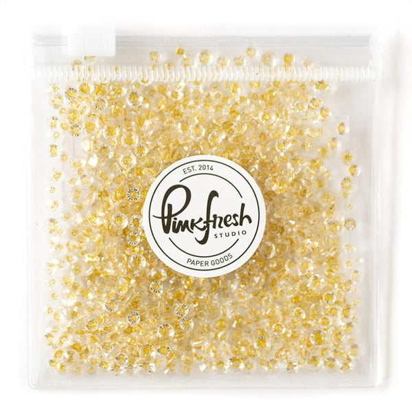 Pinkfresh Studio Gems Clear With Gold Dust
