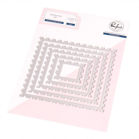 Pinkfresh Studio Dies Dotted Postage Square