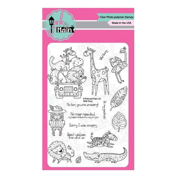 Pink & Main Clear Stamps Wild Thing
