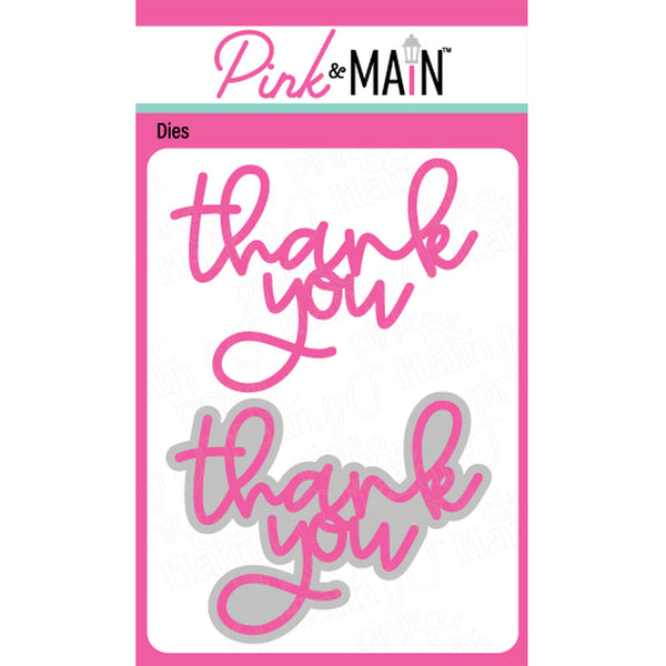 Pink & Main Dies Big Thank You