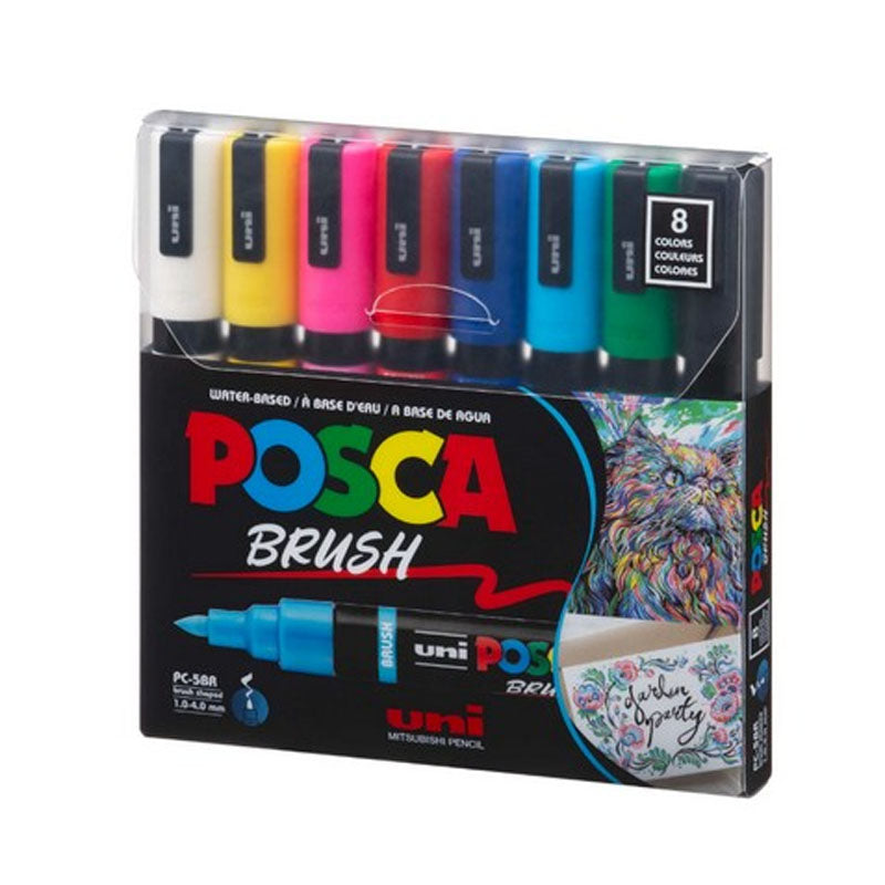 POSCA Marker PC-5BR 8pc Assorted