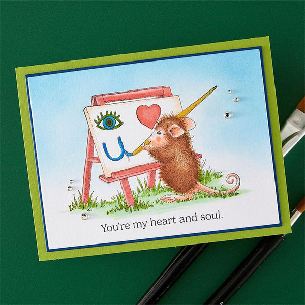 Spellbinders Cling Stamp Heart And Soul