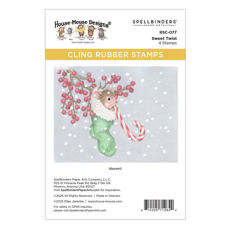 Spellbinders Cling Stamp Sweet Twist