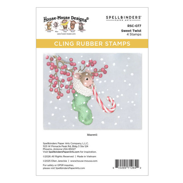 Spellbinders Cling Stamp Sweet Twist